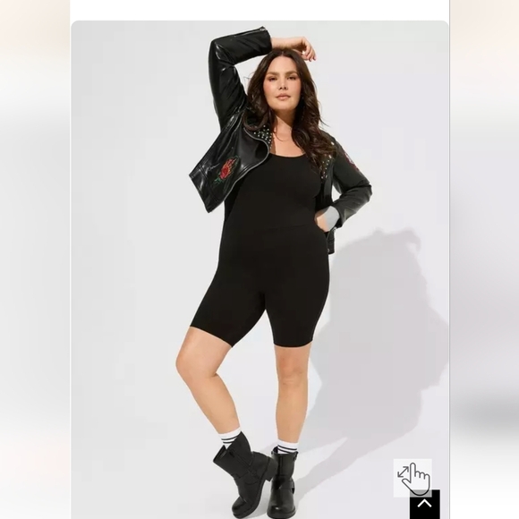 NWT Torrid Cropped Laced Back One Piece bodysuit size 4x - Picture 6 of 14